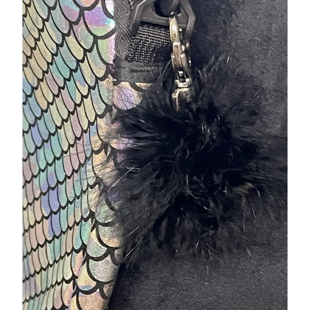 Iridescent Mermaid Scale Laptop Messenger Carrying Bag/Sleeve 11X15